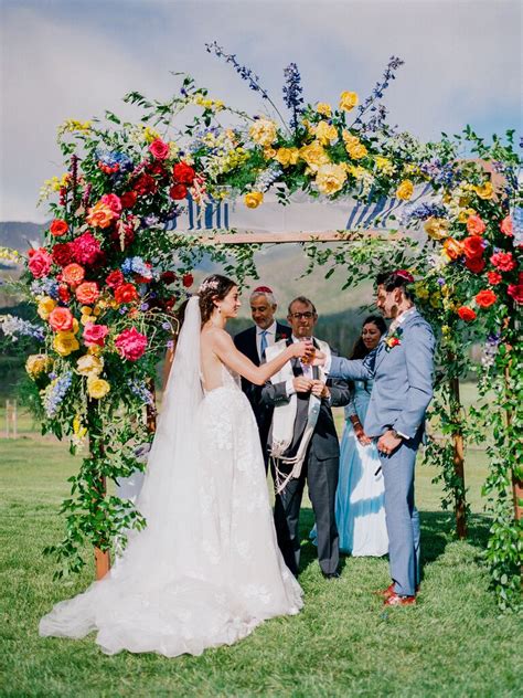 37 Chuppah Ideas for a Jewish Wedding Ceremony With .